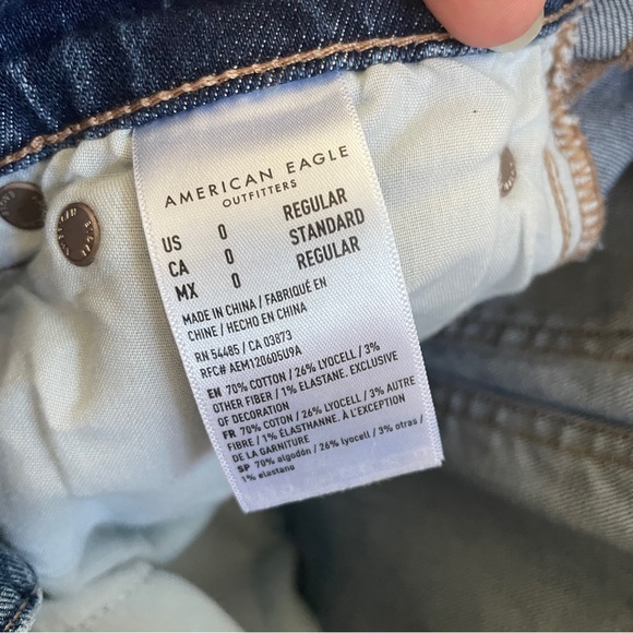American Eagle highest rise boyfriend jeans 0 - Picture 7 of 7